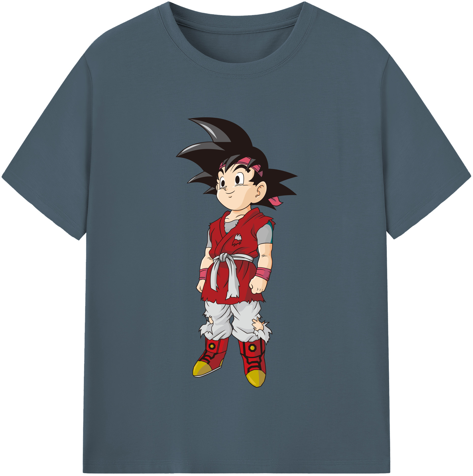 （画像用） ドラゴンボール 孫悟空（そん ごくう）Son Goku カカロット DRAGON BALL Kakarotto 綿100％半袖Tシャツ（フロントプリント）